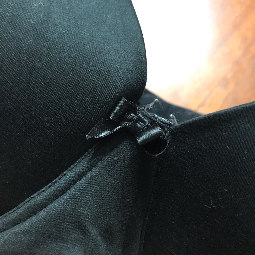 Gilligan & O’Malley nursing T-shirt bra black 36DD